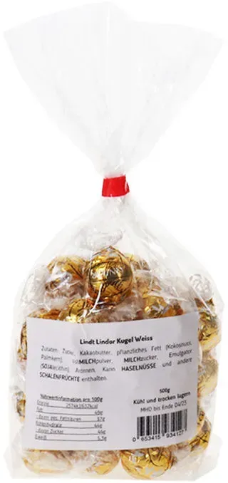 Lindt Lindor Kugeln Weiße Schokolade