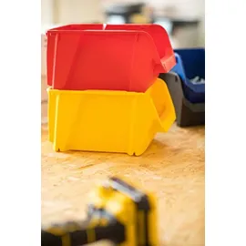 Stanley Lagersichtkasten Polypropylen Größe 5 Rot
