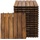 ETC Shop Holzfliese Akazie 30 x 30 cm Terrassenplatten Klicksystem Außen Klickfliesen Balkon Terrassenfliesen Holz, wetterfest, h 2,5 cm, 18er Set