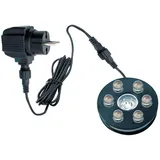 HEISSNER Aqua Light LED 6fach-LED-Ring 30 mm weiß