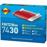 AVM FRITZBox 7430 VDSL DSL VOIP Modem Gigabit MESH WLAN-Router rot