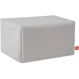 Konsimo RAMBE Gartentisch Abdeckung 200 x 100 x 20 cm Hellgrau