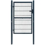 vidaXL 2D Zauntor (Einzeltor) 106 x 170 cm Anthrazitgrau