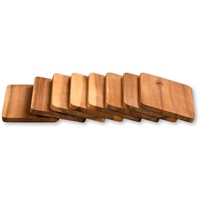 KESPER 8er Pack Raclette - Brettchen 10 x 8 cm aus Akazienholz/Untersetzer/Holzbrettchen/Raclettebrettchen