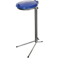 Müllsackständer Abfallsammler verzinkt 70-120 L Deckel blau