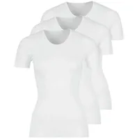 SCHÖLLER Baumwolle Shirt 1/4 Arm 3er Pack | 38 | Weiss (SC-0060)