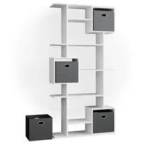 Vicco Raumteiler Cube 92 x 188 x 29 cm Weiß