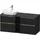 Duravit D-Neo Konsolenwaschtischunterbau wandhängend Eiche Schwarz Matt 1400x550x664 mm à DE4970L341 DE4970L34160000,
