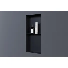Bernstein Wandnische Duschregal Schwarz