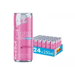 Red Bull Pink Edition Sugarfree 250ml (Forest Fruit) - 24-Stück