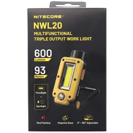 Nitecore NWL20 LED Arbeitsleuchte akkubetrieben 600lm