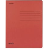 Falken 80001357 Einschlagmappe, Manilakarton für A4, 350g/qm, rot