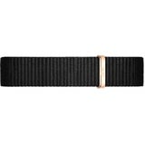 Daniel Wellington Petite Strap 12mm Fabric (Polyester) Rose Gold