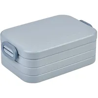 Mepal - Lunchbox Take a Break Midi - Brotdose To Go - Für 2 Sandwiches oder 4 Brotscheiben - Meal Prep Box - Essensbox mit Unterteilung - Spülmaschinenfest - 900 ml - Nordic Blue