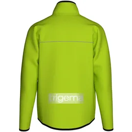 TRIGEMA Trainingsjacke TRIGEMA "TRIGEMA Praktische Sportjacke aus Microfaser", Damen, Gr. XL, gelb (lemon), 92% Polyester, 8% Elasthan, Jacken