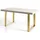 alpi möbel LOFT-U 140-240 x 77 x 80 cm Marmor