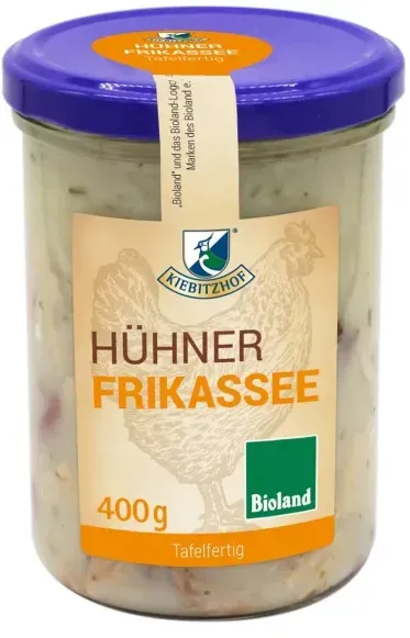 Kiebitzhof Hühnerfrikassee bio