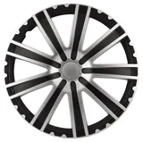 Auto-Style Satz Radzierblenden Toro 16-Zoll Schwarz/Silber