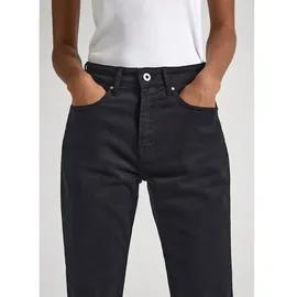 Pepe Jeans für Damen. PL801129U91 Bermuda Skinny Crop Hw schwarz (27), Lässig, Bio-Baumwolle