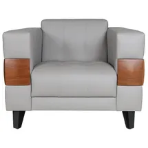 JVmoebel Sessel 90 x 75 x 100 cm Grau