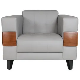 JVmoebel Sessel 90 x 75 x 100 cm Grau