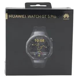 Huawei Watch GT 5 Pro 46 mm Schwarz Fluorelastomer-Armband