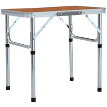 vidaXL Campingtisch Klappbar Grau