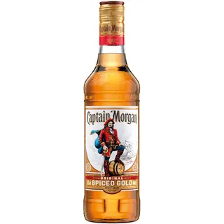 Captain Morgan Original Spiced Gold | Blended Rum | Karibischer Geschmack | 35% vol | 500ml Einzelflasche |