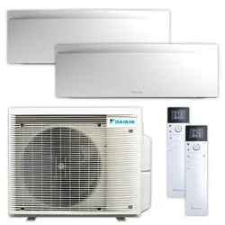 DAIKIN Klima-Set Emura 3 | FTXJ20+FTXJ20 | mattweiß | 2,0 kW + 2,0 kW