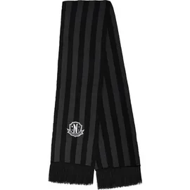 Cinereplicas Wednesday – Nevermore Academy schwarzer Schal – 180cm – offizielle Lizenz - 180 cm