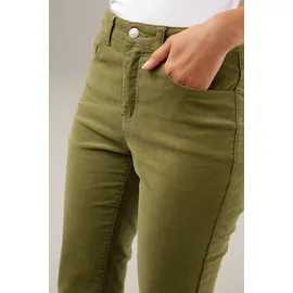 Aniston CASUAL Cordhose Bootcut Grün 46