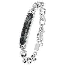 s.Oliver Armband mit Jaspis grau 2038867 Größe 22 cm