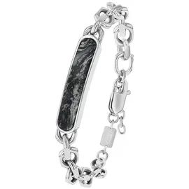 s.Oliver Armband mit Jaspis grau 2038867 Größe 22 cm