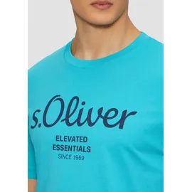 s.Oliver Baumwoll-T-Shirt türkis S