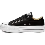 Converse Chuck Taylor All Star Platform Low Top Black/Black/White 36