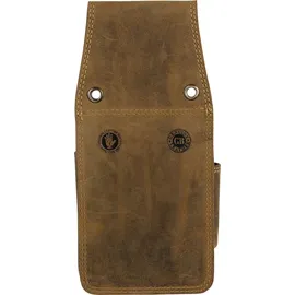 GREENBURRY Vintage Kellnertasche Leder Kellnerhalfter Holster Kellnerbörsenköcher braun