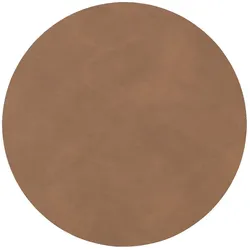 Lind DNA - Glasuntersetzer rund Ø 10 cm, Nupo braun
