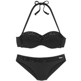 bruno banani Bikini schwarz / silber 40