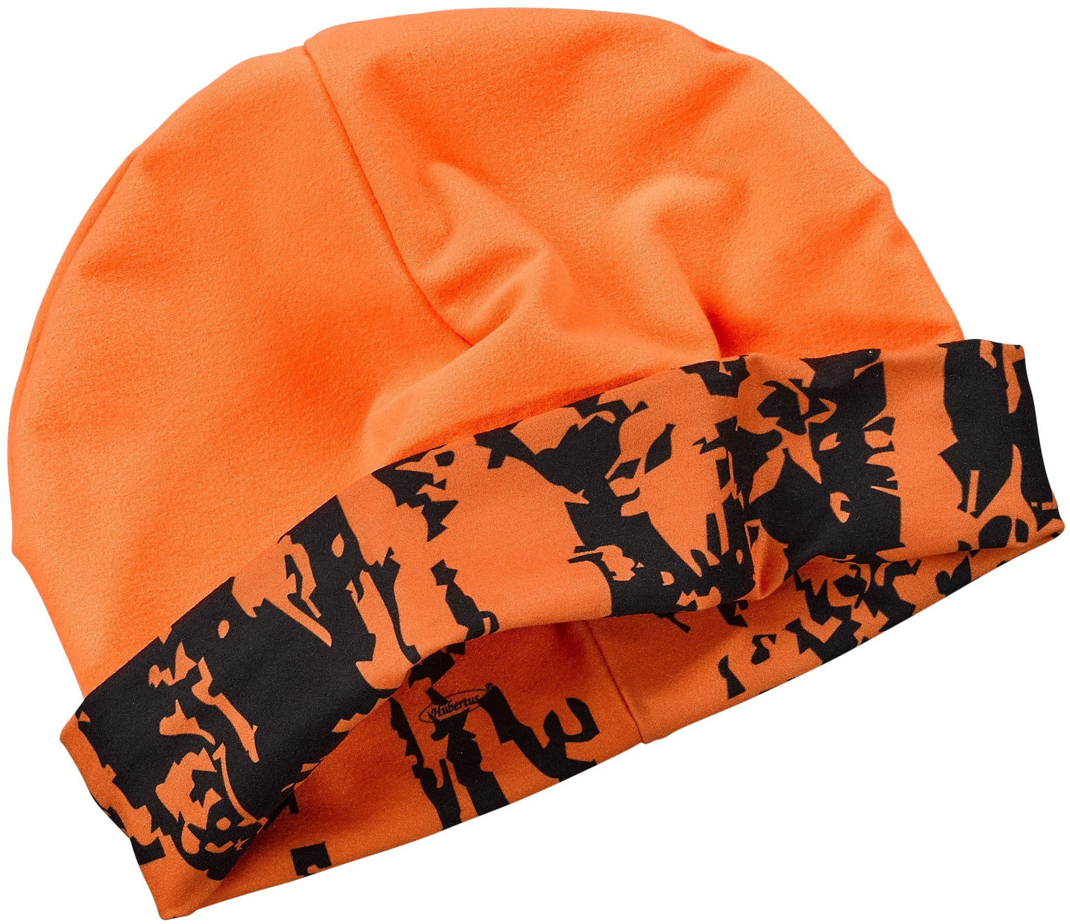 Skogen Wendemütze Microfleece, orange/camo