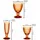 Villeroy & Boch Boston Coloured Wasser-, Wein- und Sektgläser 12er Set Apricot