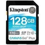 Kingston SDXC Canvas Go! Plus 128 GB Class 10 UHS-I V30