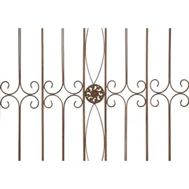 deluke Gartenzaun LINUS Antik 124 x 116 cm Antik-Braun