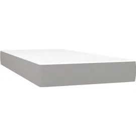 vidaXL Boxspringbett 100 x 200 cm Hellgrau