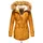 Navahoo Damen Hochwertiger Wintermantel Winterparka mit großem Kunstfell La Viva