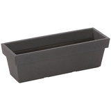 Dehner Blumenkasten Mailand, ca. 60 x 20 x 19.5 cm, anthrazit, Grau