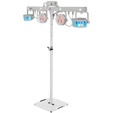 EUROLITE Set LED KLS Laser Bar FX-Lichtset weiß + BPS-2 Boxenhochständer weiß