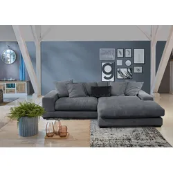 Ecksofa GUTMANN FACTORY, grau, B:280cm H:57cm T:190cm, 100% Polyester, Sofas