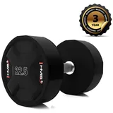 Andere HPC Kurzhantel Polyurethanhantel 22,5 kg schwarz