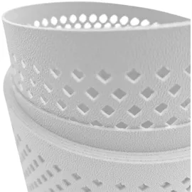 zaunzu® Sichtschutzstreifen PP 50 m weiß Metall