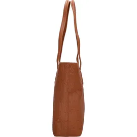 Valentino Pansy Shopper Kunstleder Brown